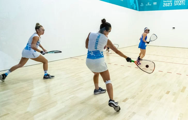 Las dos parejas argentinas lograron medallas de plata