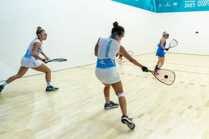 Las dos parejas argentinas lograron medallas de plata