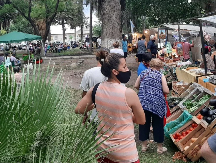 Una feria sumó expositores y shows artísticos