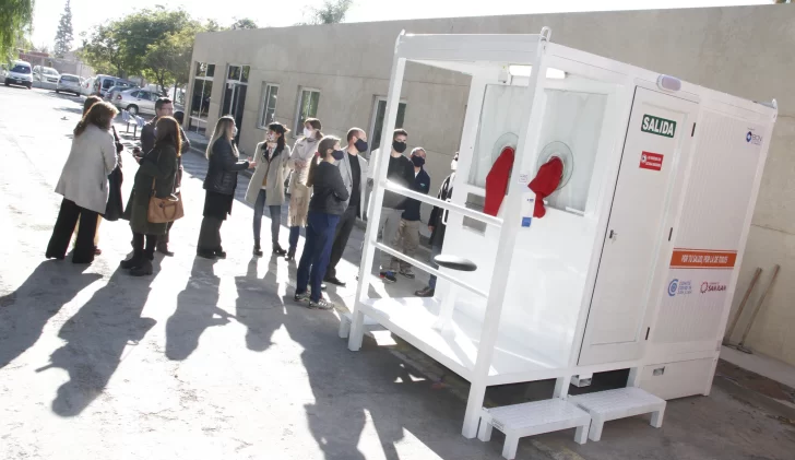 Sólo con transportistas, hoy empiezan a utilizar una cabina de testeos en Emicar