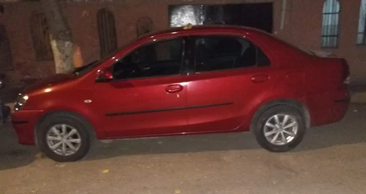 Se vino desde Mendoza a campo traviesa en un auto robado, pero lo abandonó