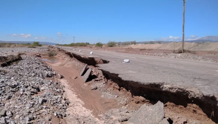 En este semestre, Vialidad licitará el arreglo de la Ruta 40 dañada por la lluvia