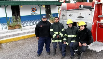 Rawson: Bomberos Voluntarios se muda a una zona crítica de incendios