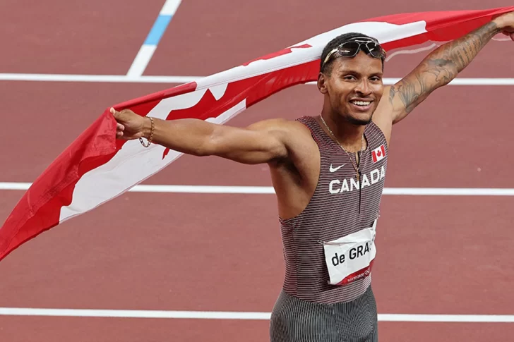 Sin Bolt en escena, De Grasse se llevó el oro