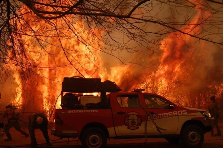 Sin tregua en Córdoba por fuertes incendios forestales