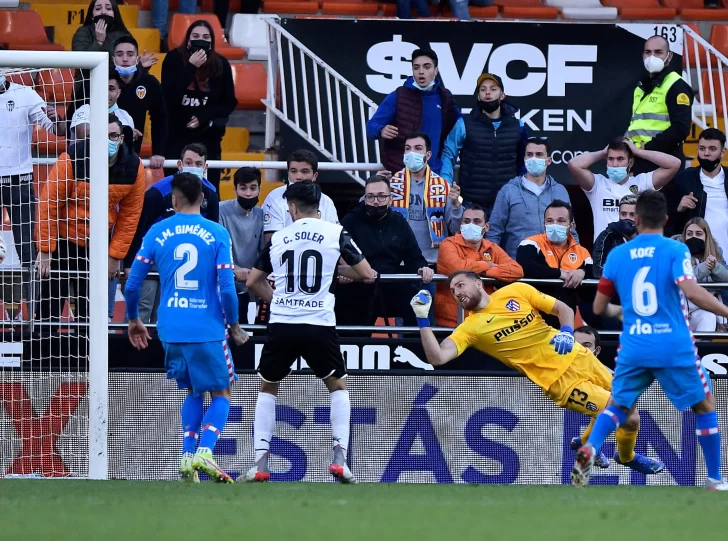 Atlético Madríd lo dejó escapar con el Valencia