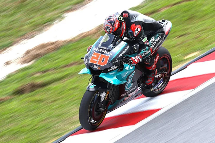 Quartararo y su Yamaha volvieron a dominar los ensayos del MotoGP