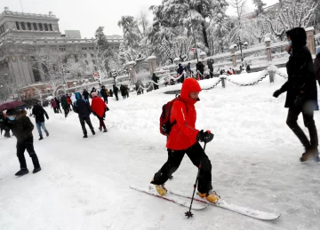 Muerte y colapso en España por la nieve