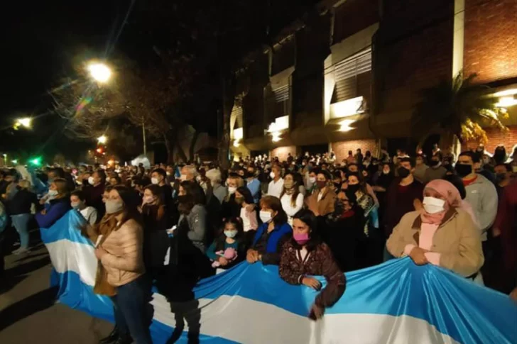 Banderazo frente a Vicentín