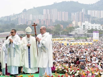 Euforia en Medellín por la visita del Papa