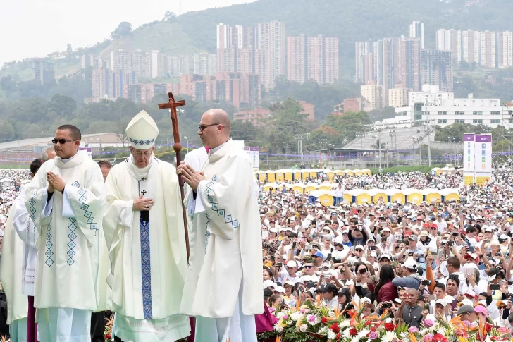 Euforia en Medellín por la visita del Papa