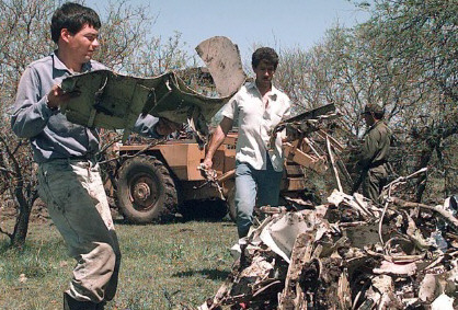 El desconsuelo, tras 25 años de la tragedia aérea fatal de Austral