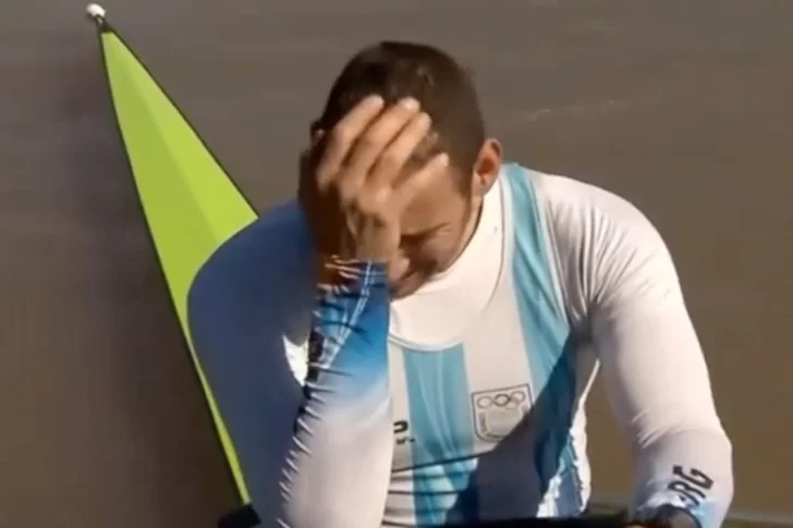 Suárez lloró de emoción en su bote