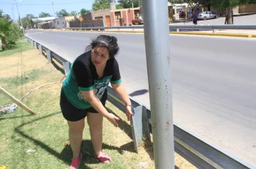 “Tocó el pilar y quedó pegado, si no hubiera estado yo se me muere”