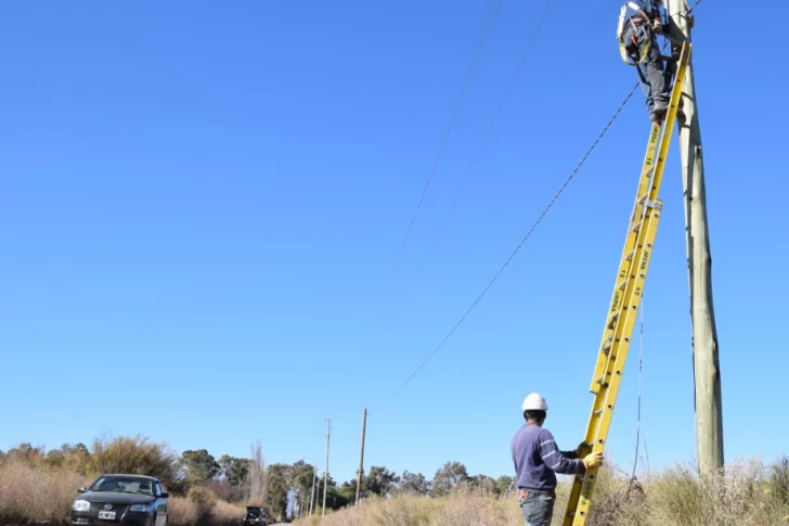 Por primera vez hay alumbrado en una zona de Punta del Monte