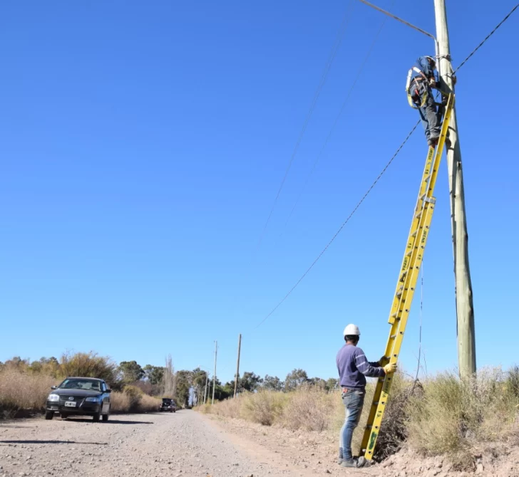 Por primera vez hay alumbrado en una zona de Punta del Monte