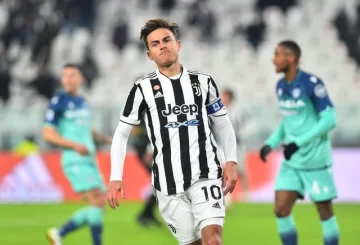 Dybala anotó pero no festejó en la Juventus