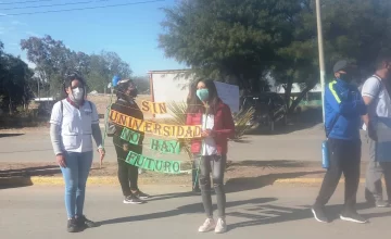 Estudiantes reclaman que se retome la obra de la sede de la UNSJ en Jáchal