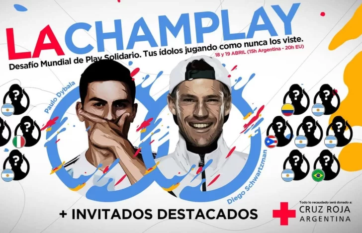 Dybala y el Kun armaron un torneo virtual con sus amigos