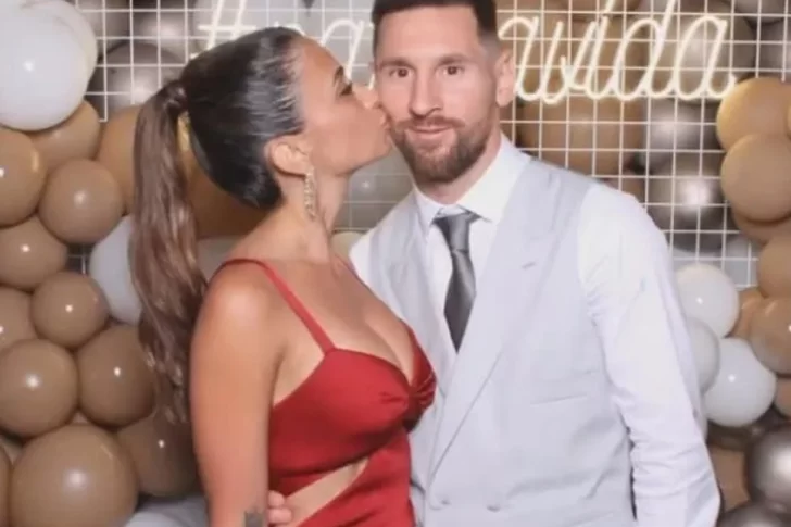 Messi anduvo de casamiento