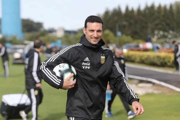 Scaloni, con plantel completo