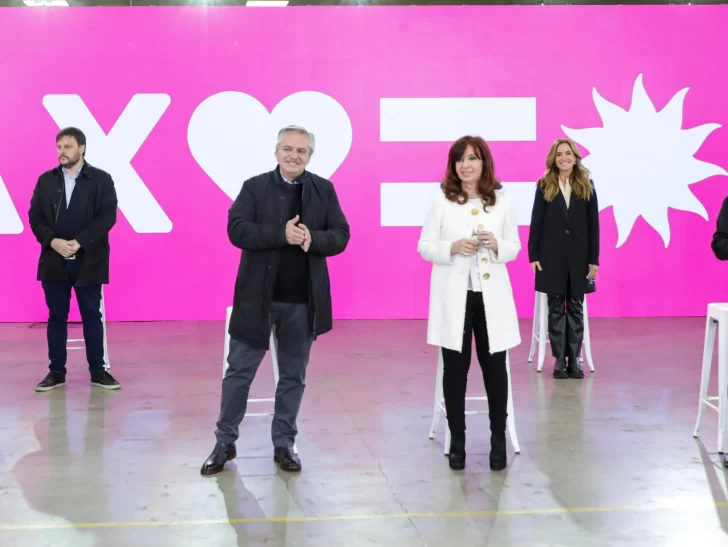 El Presidente y Cristina, en acto final de Tecnópolis