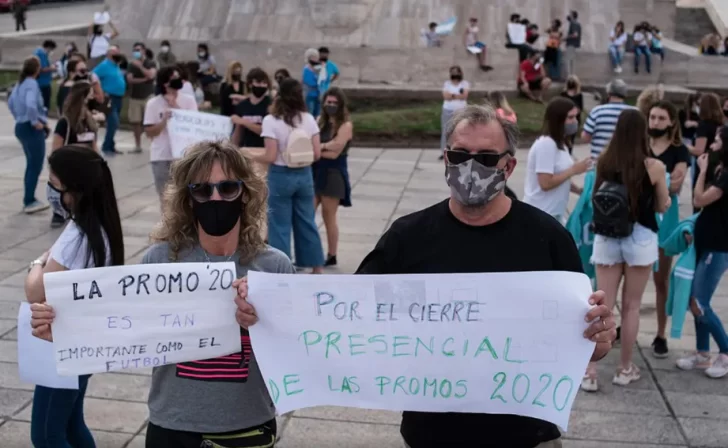 Los porteños y rosarinos marcharon por las clases