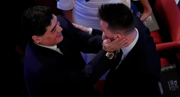 Maradona: “Messi es un muy buen niño”