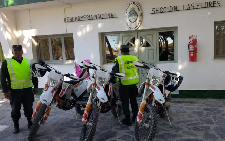 Contrabando: hallan 3 motos y crecen las sospechas sobre los deportistas