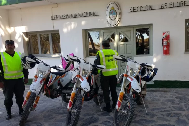 Contrabando: hallan 3 motos y crecen las sospechas sobre los deportistas