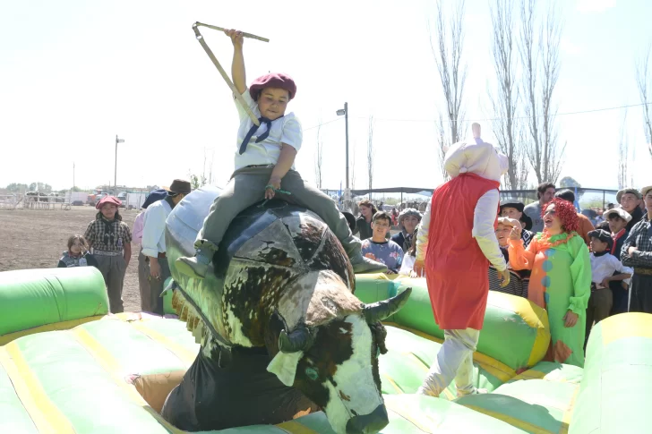 Un derroche de adrenalina en el festival gaucho para los chicos