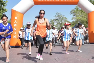 Un maratón por la diversidad donde la gente pudo mostrar apoyo a la Selección argentina