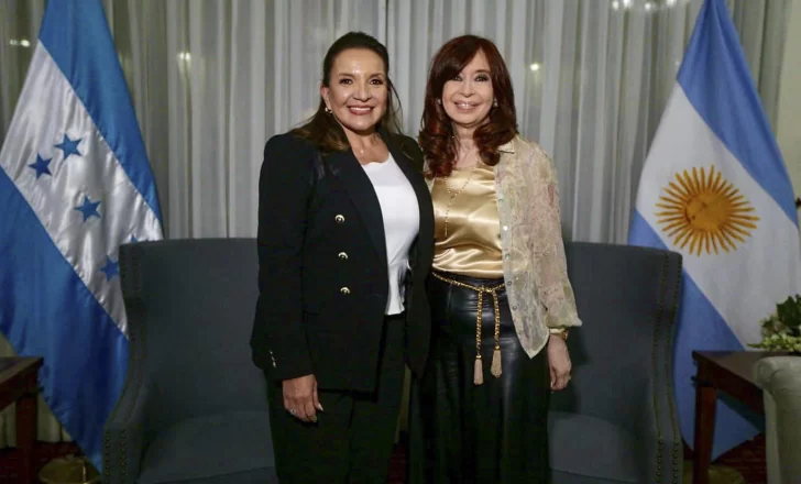 CFK en la asunción de Xiomara