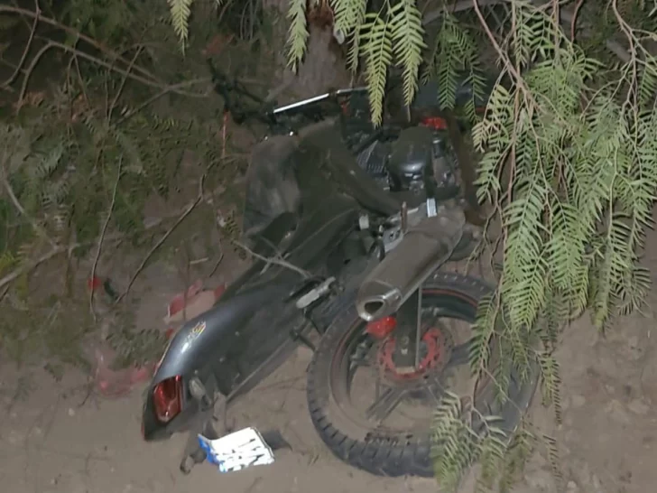 En moto y sin casco, perdió el control, se estrelló contra un árbol y fue su fin