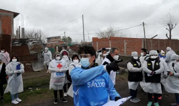 Fuerte protesta de trabajadores de la salud