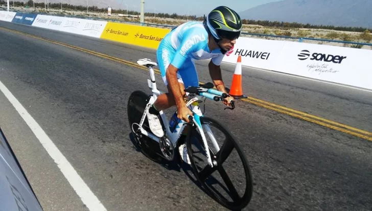 Rubén Ramos estuvo a 16 segundos de conseguir una medalla en la crono