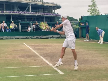 Axel Geller perdió la final junior en singles, pero se consagró en dobles