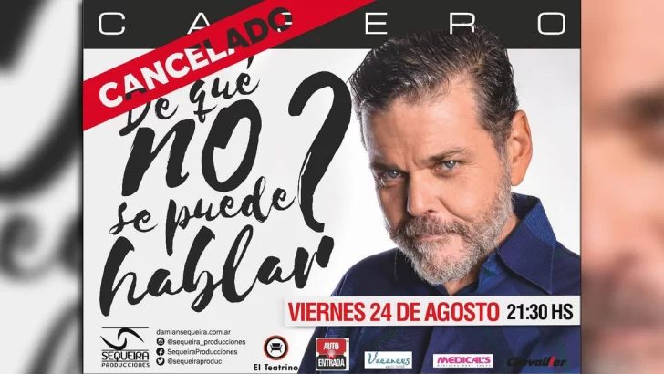 Censuraron a Alfredo Casero en un teatro de Salta