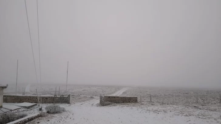 Con un manto blanco, así amanecieron algunos lugares de San Juan