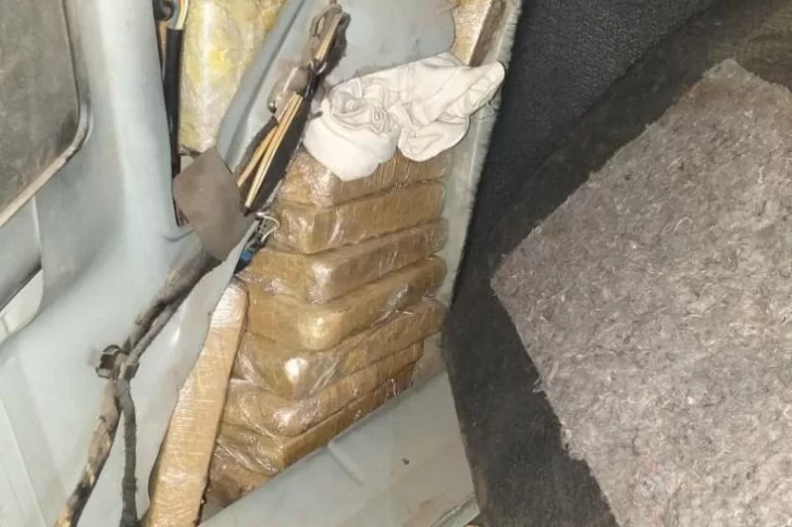 Tres mendocinos fueron descubiertos cuando trasladaban 19 kilos de droga a San Juan