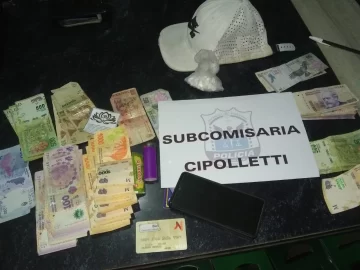 Allanamiento en Barrio Arenales: detuvieron a dos sujetos y secuestraron cocaína y dinero