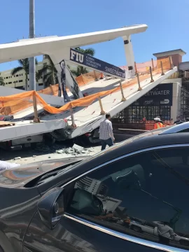 EEUU: se derrumbó un puente peatonal en Miami y hay cuatro muertos