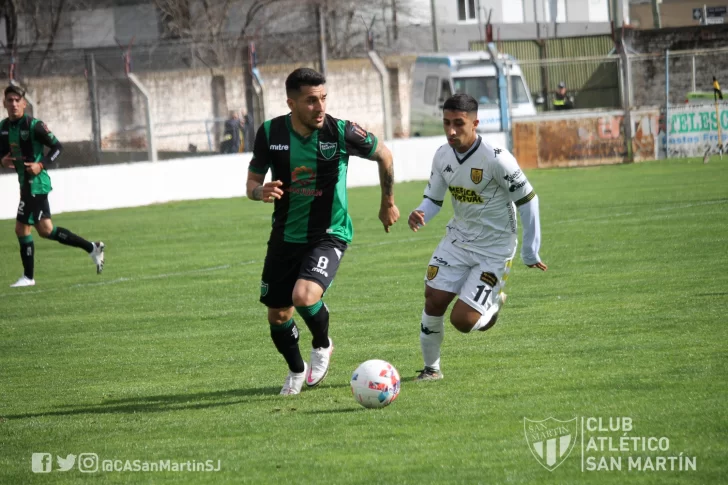 San Martín empató sin goles con Santamarina y se trajo un punto de Tandil