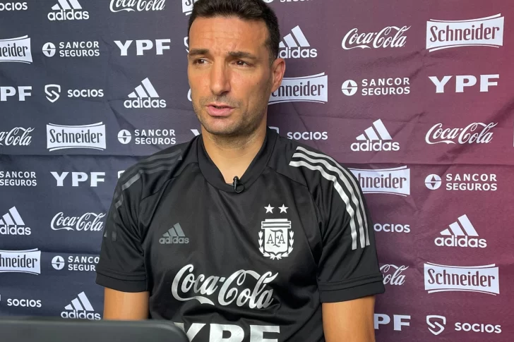 Scaloni: “Messi está en condiciones de ser titular”