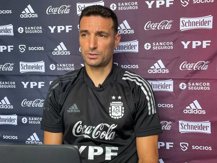 Scaloni: “Messi está en condiciones de ser titular”