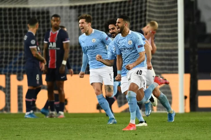 Manchester City lo dio vuelta y derrotó al PSG en la ida de semifinales