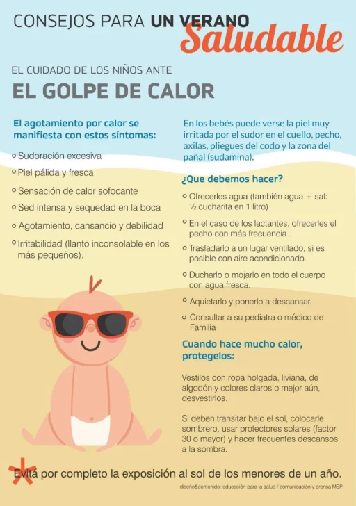 Recomendaciones útiles para evitar golpes de calor