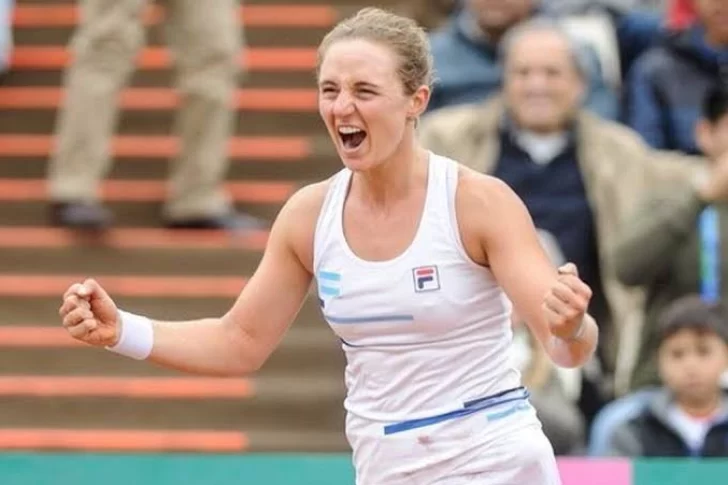 Nadia Podoroska se consagró campeona en tenis y se adjudicó la medalla dorada