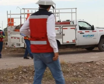 Ecogas reparó el gasoducto dañado y el servicio domiciliario es normal