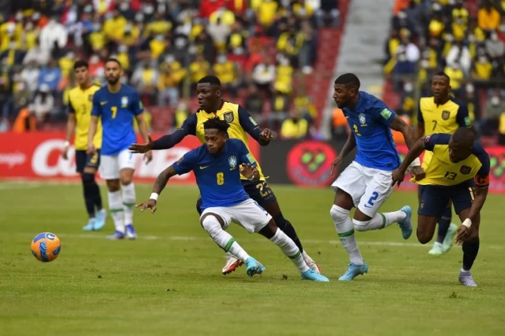Ecuador empató con Brasil y se encamina a la clasificación directa a Qatar 2022
